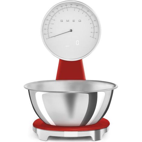 Küchenwaage - SMEG - KSF01RDWW - Rot - Edelstahl - 5 kg (1/4)