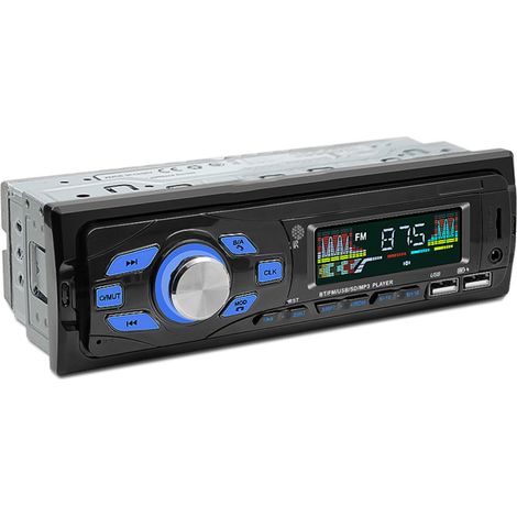 Universeller 12V-Auto-MP3-Player, fahrzeugmontierter Bluetooth-Audioempfänger mit multifunktionalen Wiedergabefunktionen für die meisten 12V-Automodelle (1/5)