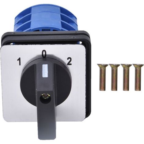 1 Commutateur rotatif, 3 positions, 690 V, 25 A, pour commande industrielle (1/5)