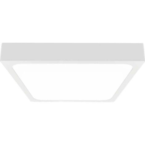 Lámpara de techo LED cuadrada V-TAC de 18 W, blanca, blanca fría, IP44