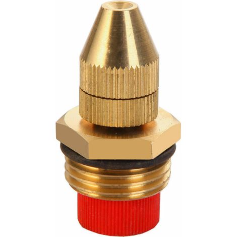 Lot de 2 buses d'arrosage en laiton de 1/2 pouce pour jardin d'atomisation réglable (1/4)