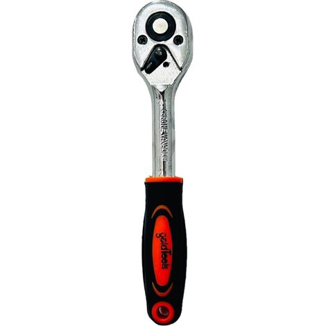 Clé à Cliquet Réversible 1/4" avec 24 Dents en Acier Chrome Vanadium, Cle à Douille à Cliquet, Dégagement Rapide, pour Serrage et Réparation (1/4" Petite Taille) (1/5)