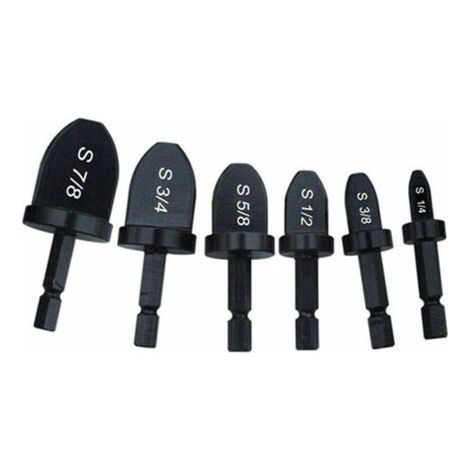 6Pcs Tube Expanders Climatiseur Tube de Cuivre Expander Outil d'emboutissage Foret Outil d'evasement, modele: 6Pcs