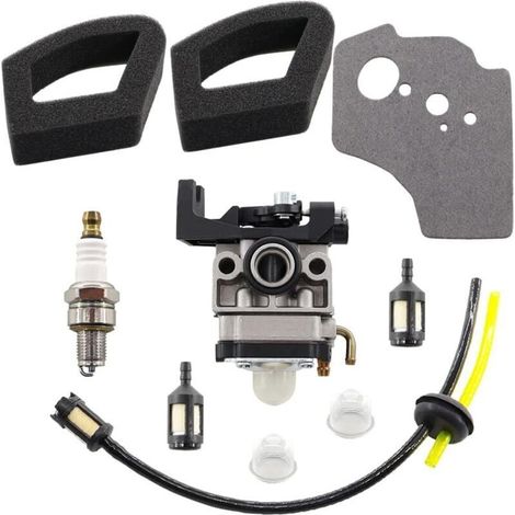 Vergaser-Reparatursatz für Honda GX25, GX35, GX 25 35, HHT35, HHT35S, FG110 Rasenmähermotor, Teilenummer 16100-Z0H-825, Luftfilter ersetzt Teilenummer 17211-Z0H-000