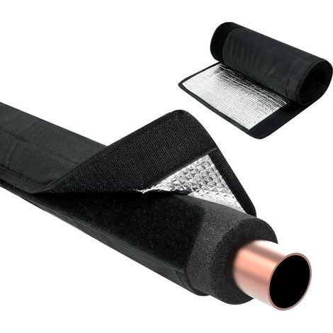 Couverture isolante en 3 couches pour tuyaux en cuivre de climatiseurs 183×26 cm 600D Oxford, enveloppe de protection flexible pour climatiseurs split et centraux (1/5)