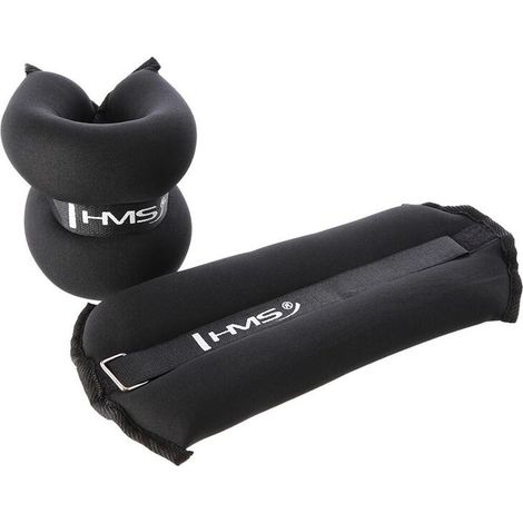 Hms ob06 black pesas para brazos y piernas 2x 3 kg