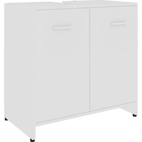 Meuble vasque Blanc 60x33x58 2 (1/5)