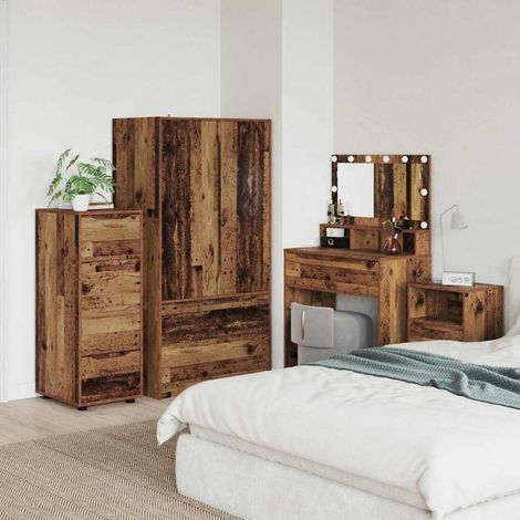 vidaXL Armoire de rangement Bois Ancien 40 x 48 x 105 cm (1/5)