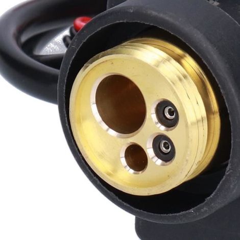 Douille Pour Panneau De Soudage MIG - Laiton - Compatible Torche Soudage CO2 Et Binzel - 1 Pièce (1/4)