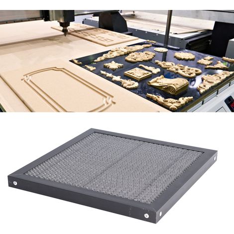 Plaque de travail alvéolée 300x300x22mm pour découpe et gravure laser, plateau de support