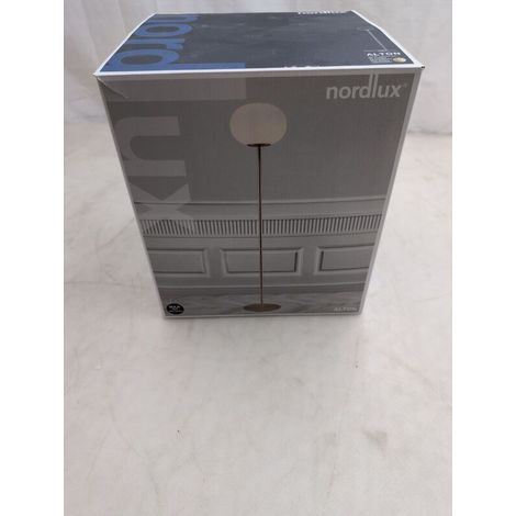 [NEUWERTIG] B-Ware Nordlux Stehleuchte Alton Lampe Messing LED E27 150cm Leuchte elegant weiß 28cm (1/2)