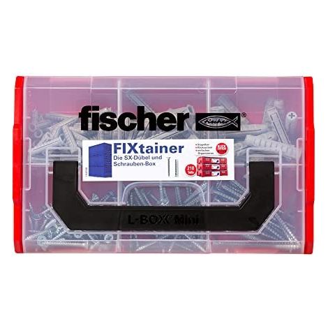 fischer 532891 Clavija de carpintería, Set de 210 Piezas (1/4)