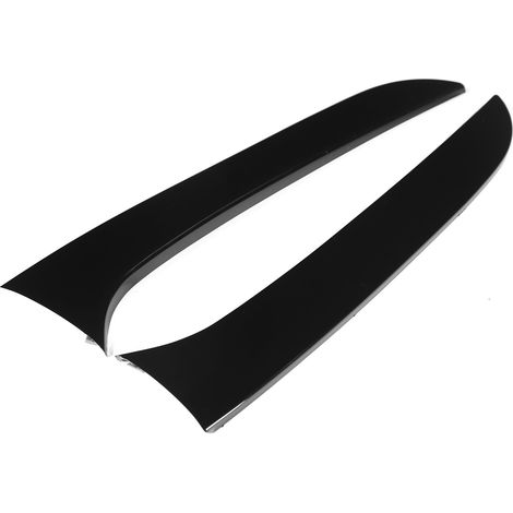 Paire de déflecteurs arrière pour vitre latérale, aileron canard brillant noir, compatible Série 1 F20 F21 2012-2019, remplacement (1/5)