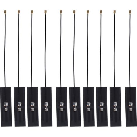 10 pièces antenne FPC intégrée 2 fréquences flexibles pour routeur WiFi Bluetooth NZ‑2.4G/5.8G‑FPC‑003 (1/5)
