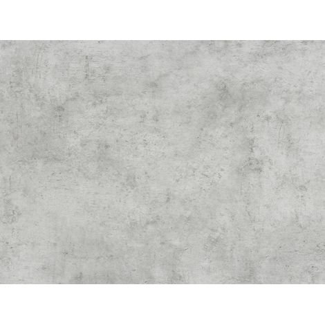 Gerflor – Dalle murale PVC étanche effet ciment gris clair 65 cm x 37,5 cm – Système rainure et languette – 100% recyclable – Pour salles de bain (1/2)