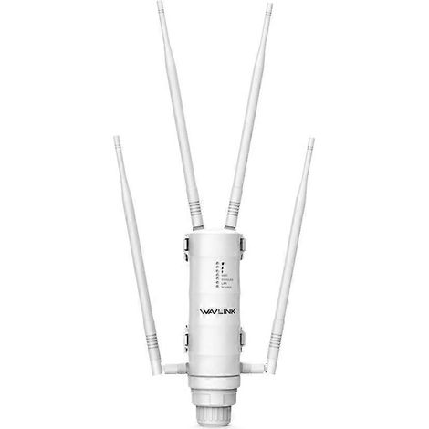 WAVLINK AC1200 2,4 GHz/5 GHz High Power Dual Band Outdoor Wi-Fi Router/Access Point mit High Gain Antenne und PoE-Netzteil (EU-Stecker). (1/5)