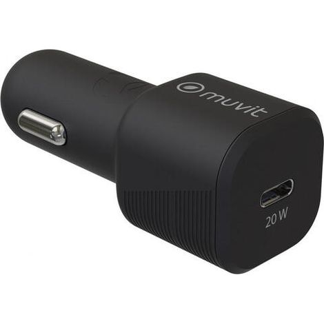 Muvit MCDCC0009 cargador de dispositivo móvil Universal Negro Encendedor de cigarrillos Carga rápida Auto (1/2)