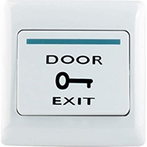 Door Exit Button for Security System Access Control for Electric Lock, 86 x 86 mm, DOOR EXIT (1/4)