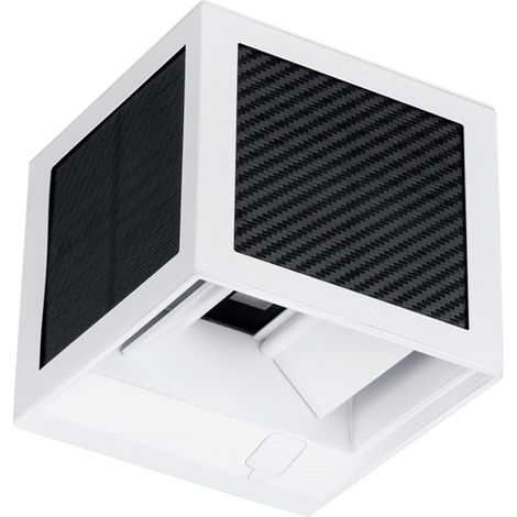 V-TAC VT-408CCT-W 24295 Solar-Außenwandleuchte mit Bewegungsmelder LED 9 W Weiß (1/5)
