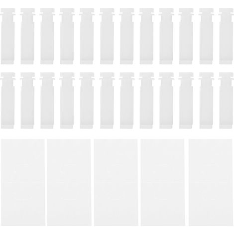 de Languettes de Remplacement pour Réparation de Stores à Bandes Verticales 2sets en Pom Blanc, Taille, Faciles à Installer pour Stores Verticaux (1/5)