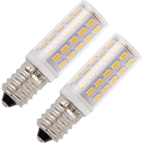 Ampoule frigo, PYJR petites ampoules led 5W Equivalent à Halogène 50W, AC100-240V Blanc chaud 3000K Pas de scintillement - Lot de 2 (1/5)