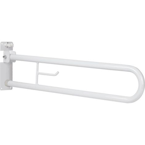 Barra di sostegno ribaltabile verniciata bianco 700mm idral 12005v-70