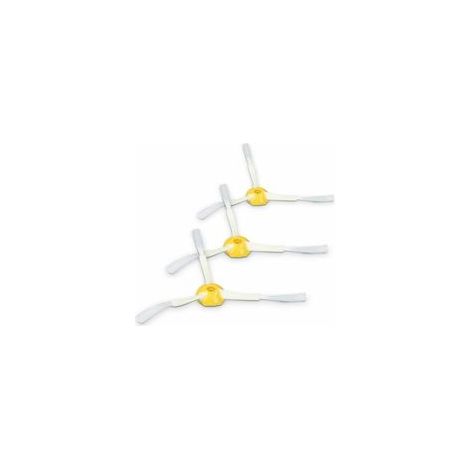 Kit de accesorios compatible con iRobot Roomba 500/600/700. Paquete de 3 cepillos laterales para aspiradora robot. Kit de limpieza de repuesto. (1/5)