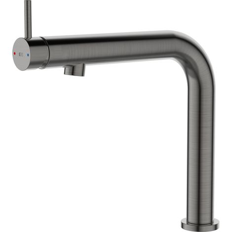 Essebagno Magic mezclador para fregadero gris metalizado