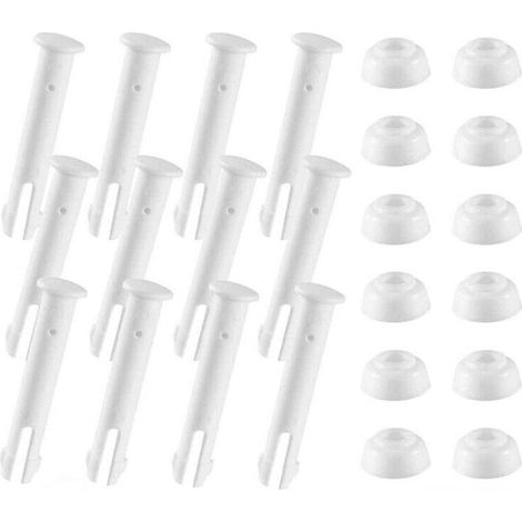 Lot de 12/24 épingles en plastique pour joints de piscine en caoutchouc - Outils 13ft - 24ft - 12ft (1/3)