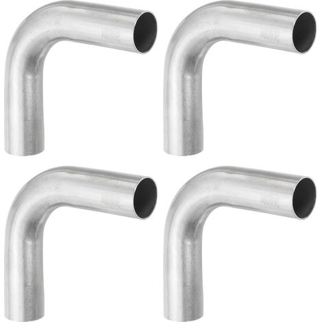 1 Pouce OD Crosse en Acier Inoxydable 201, 4Pcs Raccord de Tuyau Coudé à 90 Degrés, Soudage à la Sueur, Connexion de Soudure pour Main Courante d'Escalier (1/5)