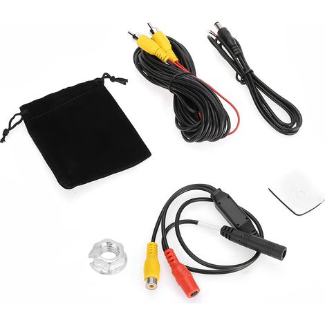 Caméra de recul CCD grand angle 150° avec vision nocturne, filaire ou sans fil HD RCA (1/5)