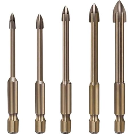 Set mit 5 hocheffizienten Universalbohrern – 1, dickes, hochhartes Zubehör (1/5)