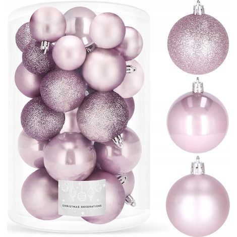 PALLINE DI NATALE PER ALBERO 30 pezzi SET 6/5/4 cm INDESTRUTTIBILI PREMIUM