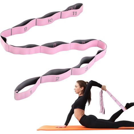 Bande Elastique Musculation,11 Niveaux de Forces Bande Elastique Musculation, Sport Bande de Résistance Bande Elastique Fitness pour Entraînement Gym Fitness Pilates Yoga (1/5)