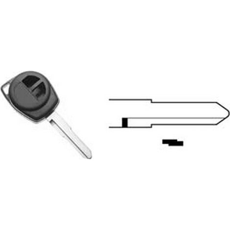 1PZ COVER CHIAVI PER AUTO SUBARU SUZUKI OPEL VAUXHAL HU87RS2 - HU87RS2 - 2 bottoni