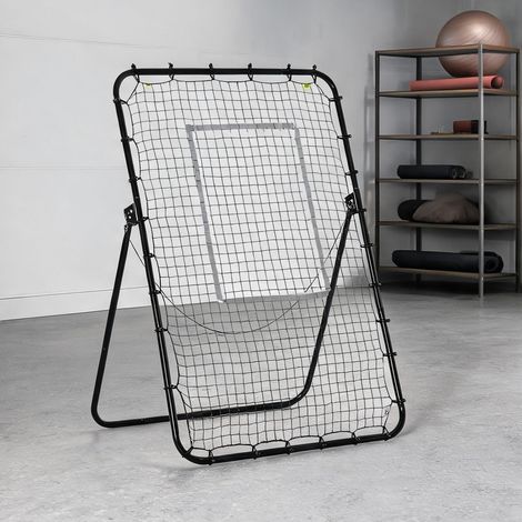 Rebounder de Football Pliable 123 x 73 x 178,5 cm Cadre en Fer (1/5)