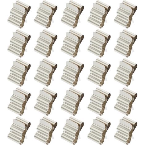 50 clips de fixation pour câbles solaires - Installation de câbles de panneaux solaires (1/4)