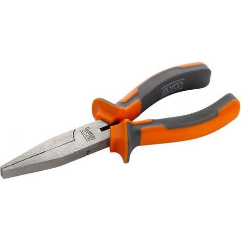 Pince à mâchoires plates 160 mm alyco orange ALYCO 170580 (1/5)