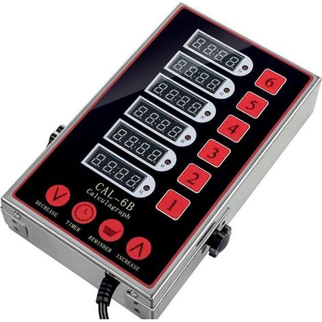 Digitaler 6-Kanal-Kochtimer mit lautem Wecker für die Restaurantküche (1/5)