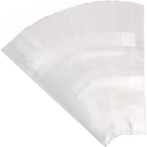 100 Mushroom Growing sac Mushroom Spawn sacs Thick 6 Mil sacs 6 pouce x 20 pouce 0.2 Micrometre filtre Breathable sacs (1/5)