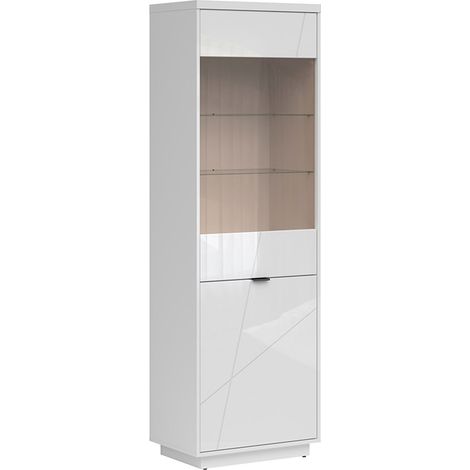 Vitrine 2 portes Sven Blanc (1/3)