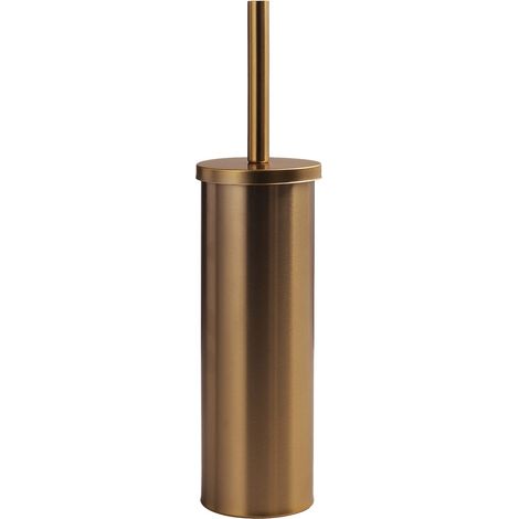 Scopino Wc Da Terra In Acciaio Inox Oro Rosa  Ginestra