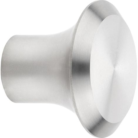 Möbelknopf DERRY Ø 20 mm Höhe 16 mm Edelstahl gebürstet Küchenknopf Edelstahlgriff (1/4)