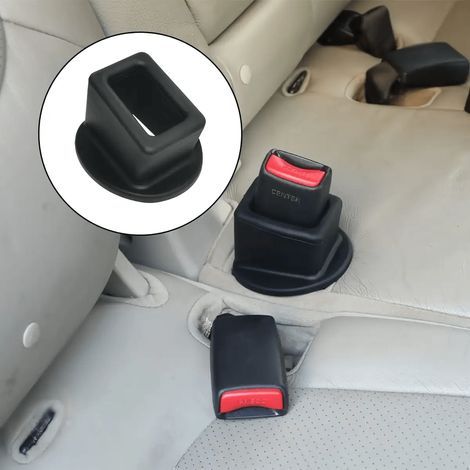 Stück Befestigungshilfe für Autosicherheitsgurte, ergonomischer Silikon-Sitzbezug, Einhandbedienung, kratzfest für Vorder- und Rücksitze (1/5)