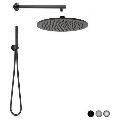 KIT POMME DE DOUCHE RONDE SEVEN Dimensions : brossé