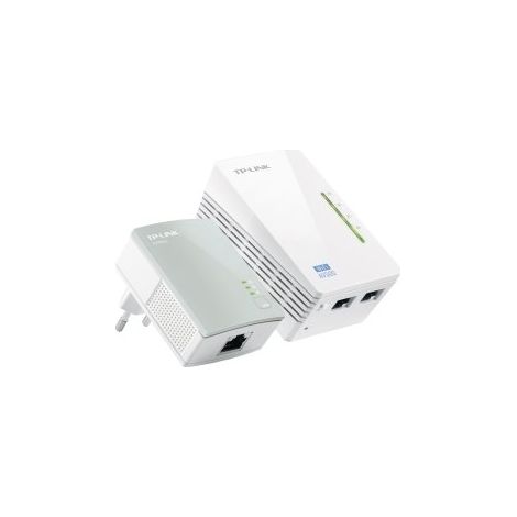 Adaptador Powerline TP-Link WPA4220Kit 500Mbps/ Alcance 300m/ Pack de 2