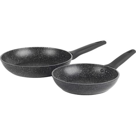 Sartén Russell Hobbs RH00490MOB de 20 y 24 cm de mármol - Negra (1/3)