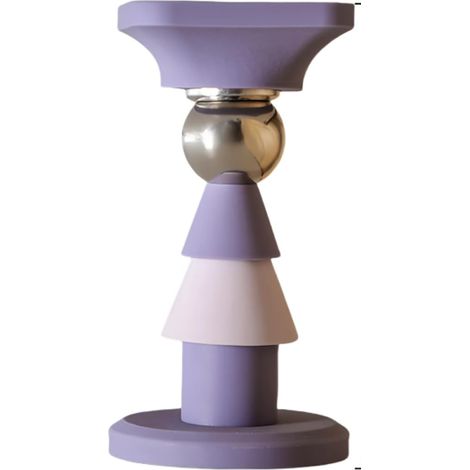 Arrêt porte magnétique violet sans percer, silencieux anti-coup (1/4)