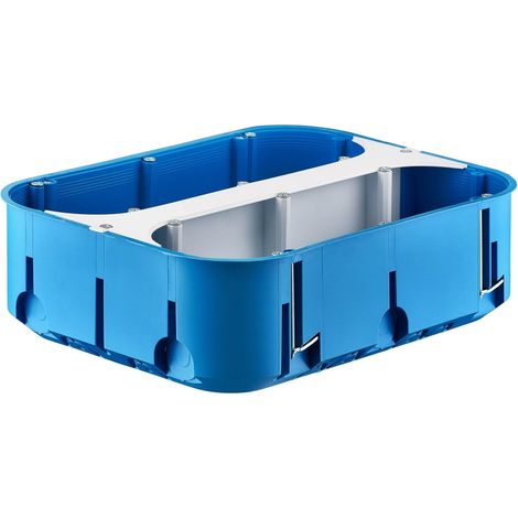 Boîtier d'installation Multibox2 pour murs creux - 6 pôles FI6x60, bleu, P6x60D (1/2)