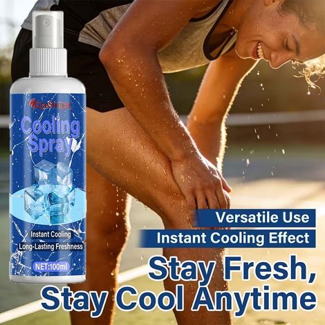 Das Kühlspray, ein tragbares Autokühlgerät für den Sommer, kühlt und erfrischt schnell und sofort mit Trockeneisspray. (1/5)